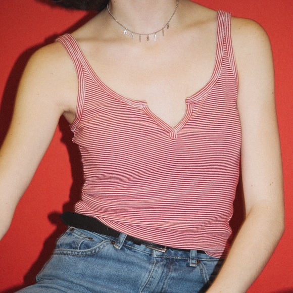 Brandy Melville Tops - brandy melville striped tank